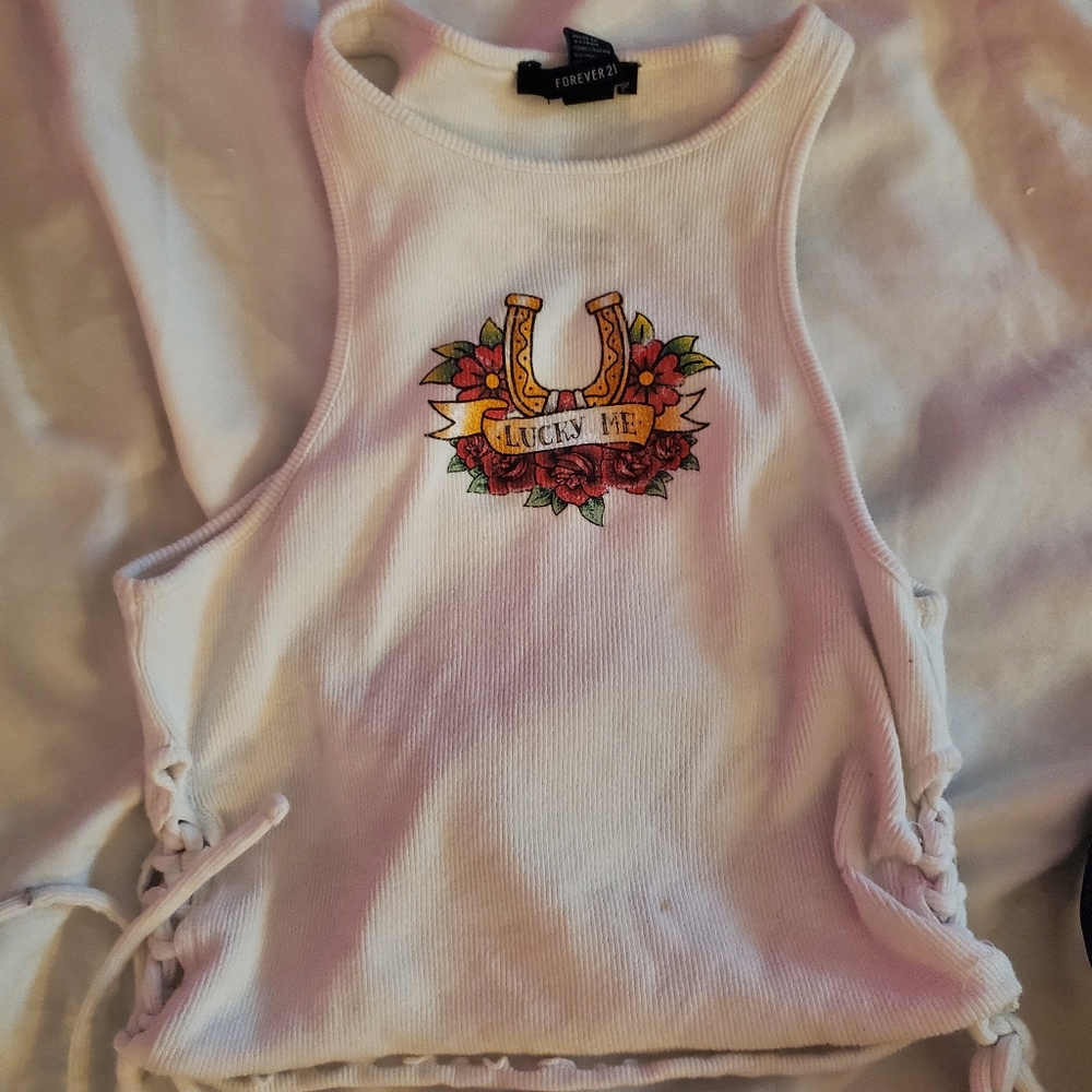 F21 Lucky Me tank